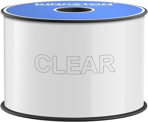 شريط ملصق فينيل Kingston Premium ، Clear ، 3 "× 150" لـ Duralabel و Labeltac و VNM Signmaker و Safetypro و Lescom وغيرها in Saudi Arabia