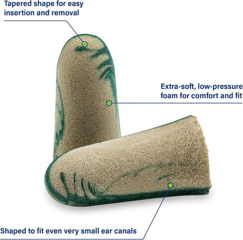 Moldex Camo Plugs® Uncorded Foam Earplugs – Comfortable Disposable Ear Plugs for Hearing Protection, NRR 33dB Noise Reduction, Camouflage Pattern, 200 Pairs, 6608 in Saudi Arabia