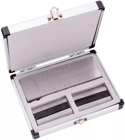 Fineness Tester 0-100μm Grindometer with 2 Scrapers Stainless Steel Range 0-100μm Indexing Value 5μm Inclination of The Groove 1:1000 in Saudi Arabia