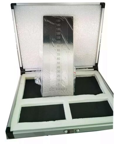 Fineness of Grind Gauge Scraper Fineness Meter with 2 Scrapers Stainless Steel Range 0-100μm Indexing Value 5μm for Testing The Fineness of Paints, Lacquers, Inks, etc in Saudi Arabia
