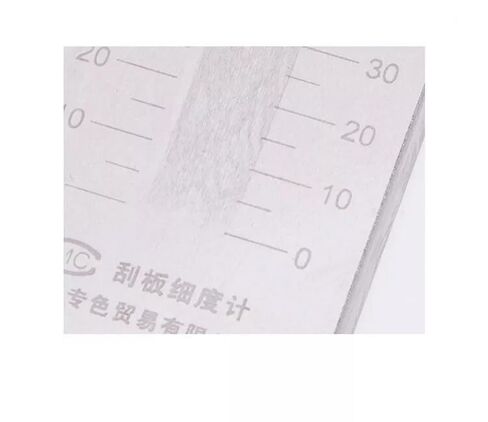 Fineness of Grind Gauge 0-100μm Precision Grindometer with 2 Scrapers Stainless Steel Range 0-100μm Indexing Value 5μm GB/T1724-93 Standard in Saudi Arabia