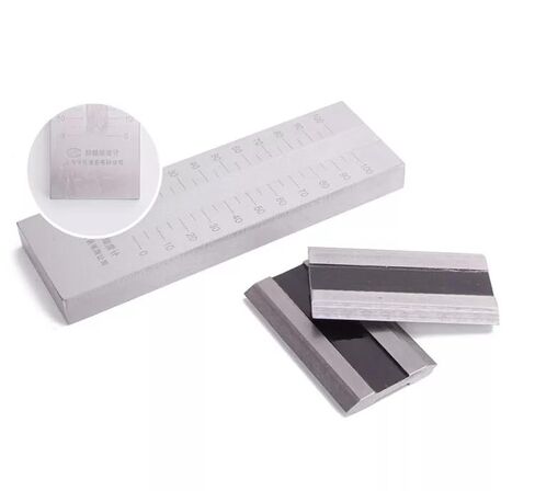 Fineness of Grind Gauge 0-100μm Precision Grindometer with 2 Scrapers Stainless Steel Range 0-100μm Indexing Value 5μm GB/T1724-93 Standard in Saudi Arabia