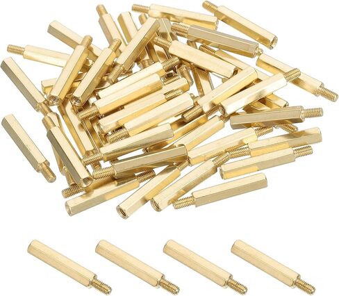 Patikil 50 pcs ذكر إلى أنثى براغي الفاصل من الإناث M3 x 22mm + 6mm النحاس السداسي الأضلاع PCB لوحة الفضاء المسمار in Saudi Arabia