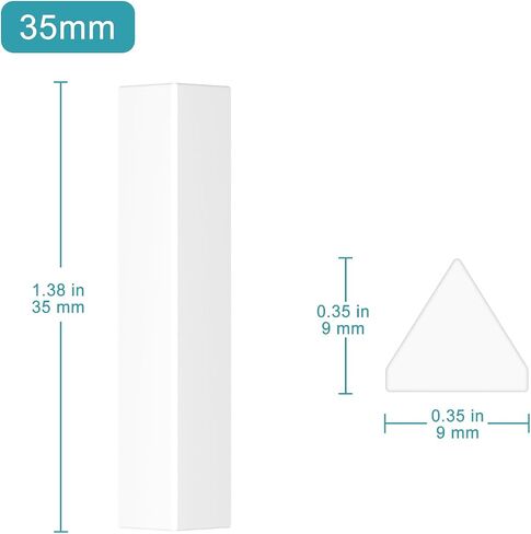 قضبان ضجة مغناطيسية ثلاثية الأثريان ، خلاط ضجة بيضاء 25 ملم مطلي بـ PTFE لمحرك المختبر in Kuwait