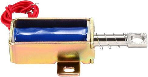 uxcell DC 24V 0.8A 5mm Mini Electromagnetic Solenoid Lock Pull Type for Electirc Door Lock in Saudi Arabia