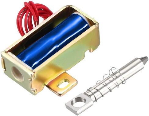 uxcell DC 24V 0.8A 5mm Mini Electromagnetic Solenoid Lock Pull Type for Electirc Door Lock in Saudi Arabia