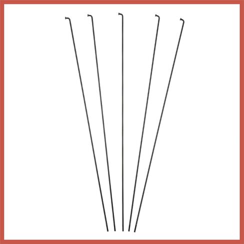 ACROPIX 12 Pcs 14G J Bend 298mm x 2mm Bike Bicycle Spokes with Nipples Steel Black Car Parts in Saudi Arabia