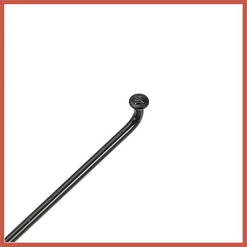 ACROPIX 12 Pcs 14G J Bend 298mm x 2mm Bike Bicycle Spokes with Nipples Steel Black Car Parts in Saudi Arabia