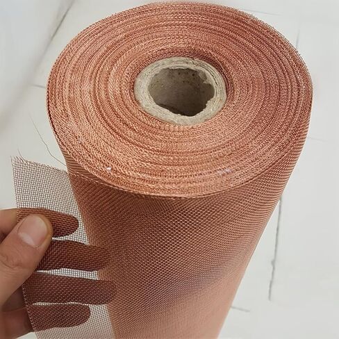 TIST Copper Mesh Sieve Barrier Copper Mesh 40 Mesh Dense Screen Non-Magnetic Conductive Woven Mesh Screen Copper Mesh Rolls in Kuwait