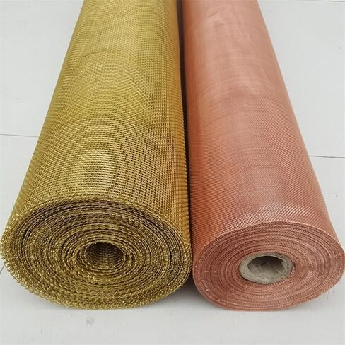 TIST Copper Mesh Sieve Barrier Copper Mesh 40 Mesh Dense Screen Non-Magnetic Conductive Woven Mesh Screen Copper Mesh Rolls in Kuwait
