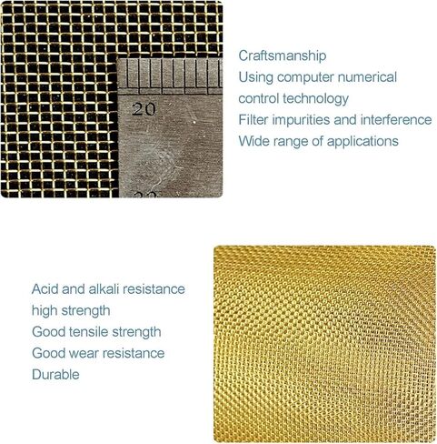 TIST Copper Mesh Sieve Barrier Copper Mesh 40 Mesh Dense Screen Non-Magnetic Conductive Woven Mesh Screen Copper Mesh Rolls in Kuwait