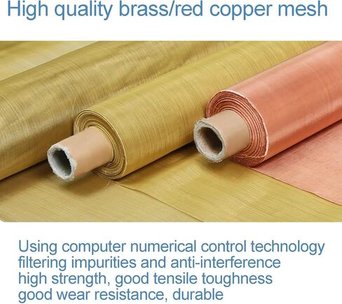 TIST Copper Mesh Sieve Barrier Copper Mesh 40 Mesh Dense Screen Non-Magnetic Conductive Woven Mesh Screen Copper Mesh Rolls in Kuwait