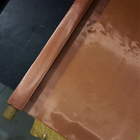 TIST Copper Mesh Sieve Barrier Copper Mesh 40 Mesh Dense Screen Non-Magnetic Conductive Woven Mesh Screen Copper Mesh Rolls in Kuwait