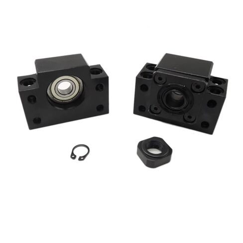 آلة التحكم في كرة الجوز المزدوجة 1Set SFU1204 200-1000mm برغي الكرة مع انهيار الآلات لـ BK/BF10 (650) in Kuwait