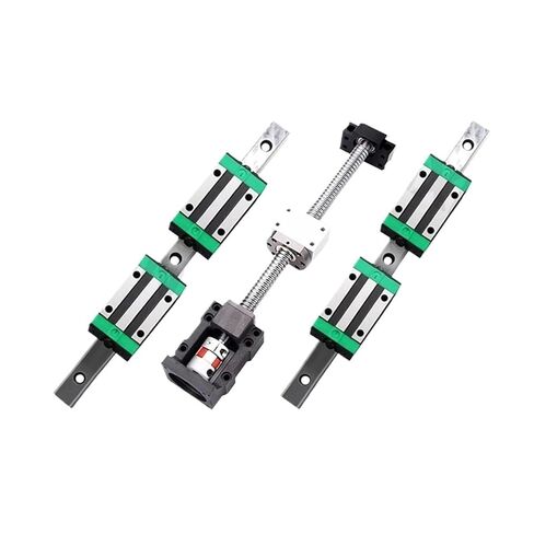 Double nut Ball Screw Control Machine 2Pc HGR30 Linear Guide +1Pc SFU3210 Ball Screw Set+4Pc HGH30CA Block XB+DSG+HM25-110 L300-1000mm for Parts 3D(900mm) in Kuwait