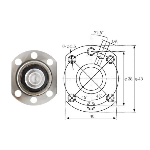 Linear Motion Ball Screw Precision Part SFU1610 Ball Screw Kit 16mmlead 10mm RM1610 Rolled Ball Screw C7 Type with Single Ball Nut + Nut Housing+1set BKBF12(265mm) in Kuwait