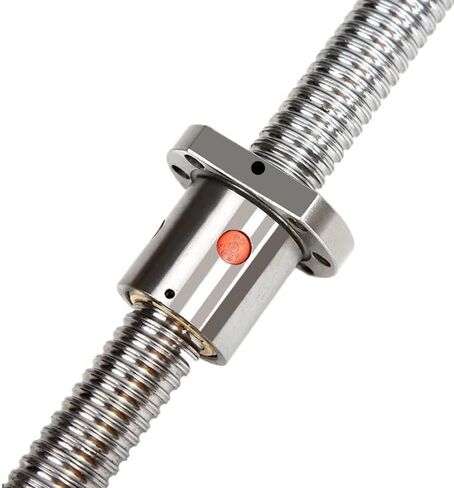 Linear Motion Ball Screw Precision Part Ball Screw SFU2510 200-950mm 25mm Ball Screw C7 with 2510 Flange Single/Double Nut BK/BF20 End Machined(650mm) in Saudi Arabia