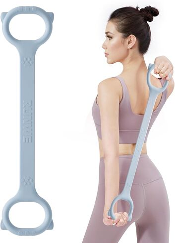 Figure 8 Workout Resistance Band - 3 Elasticities Optional 20 30 40lb, Thicker Durable Arm Back Shoulder Exercise Elastic Rope Yoga Straps Pilates Flexbands, Physical Therapy Stretch Bands in Kuwait
