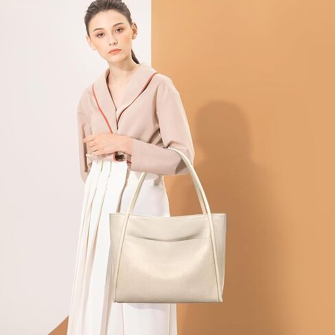 GAEKEAO Tote Bag for Women Work with Zipper Vegan Leather Ladies Travel Shoulder Bags Purses and Handbags Casual Weekender in Kuwait