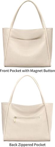 GAEKEAO Tote Bag for Women Work with Zipper Vegan Leather Ladies Travel Shoulder Bags Purses and Handbags Casual Weekender in Kuwait