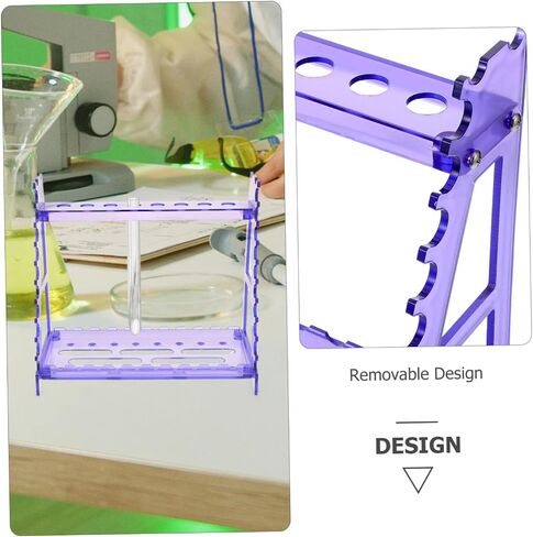 حامل أنابيب Pretyzoom Portable Adpettion Tube Straw Rack Tool Tube Multi-Pipette Storage Rack in Saudi Arabia