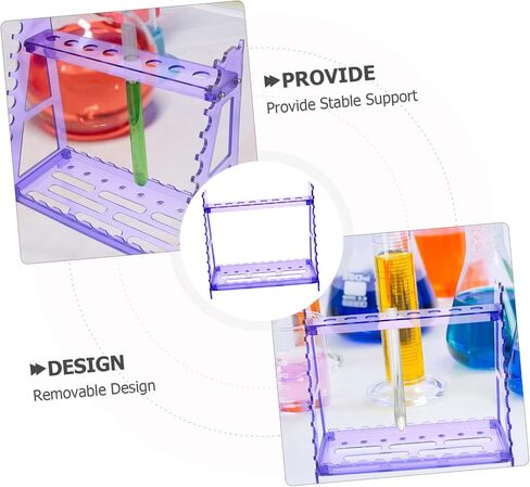 حامل أنابيب Pretyzoom Portable Adpettion Tube Straw Rack Tool Tube Multi-Pipette Storage Rack in Saudi Arabia
