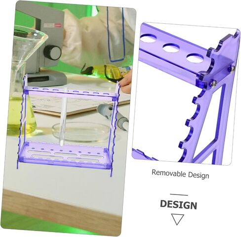 Cabilock Portable Pipette Stand Detachable Straw Holder for Lab Test Tube Rack Rigid Pipette Storage Laboratory Tools in Saudi Arabia