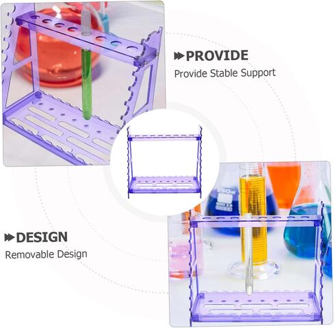 Cabilock Portable Pipette Stand Detachable Straw Holder for Lab Test Tube Rack Rigid Pipette Storage Laboratory Tools in Saudi Arabia