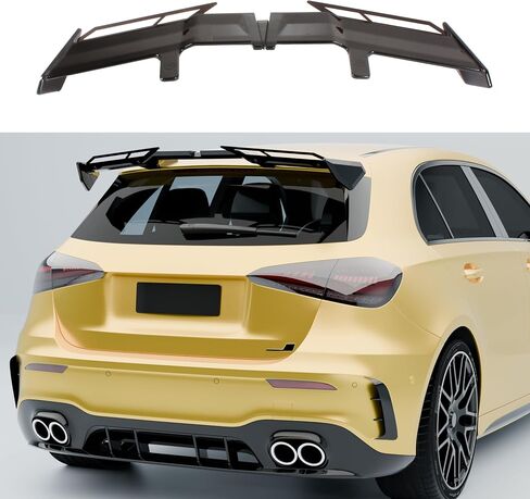 Universal 55inch Rear Window Roof Tailgate GT Spoiler Wing Adjustable Angle Hatch Mounted Racing Spoiler Wing Compatible with Most Hatchback/SUV/Wagon/Minivan/MPV in Saudi Arabia