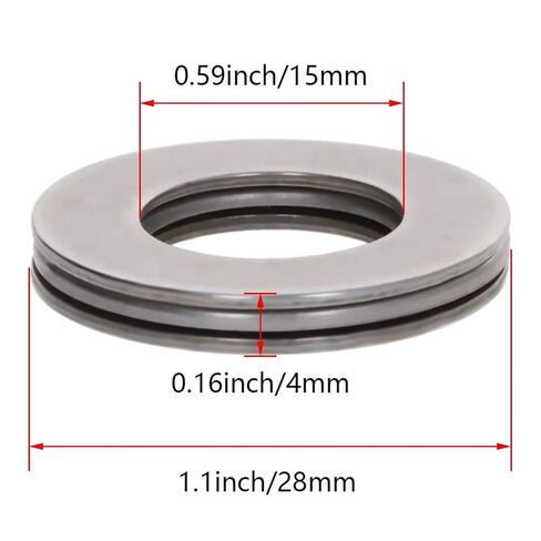 Flat AXK1528+2AS Loose Needle Roller Bearing Needles 1Pcs in Kuwait
