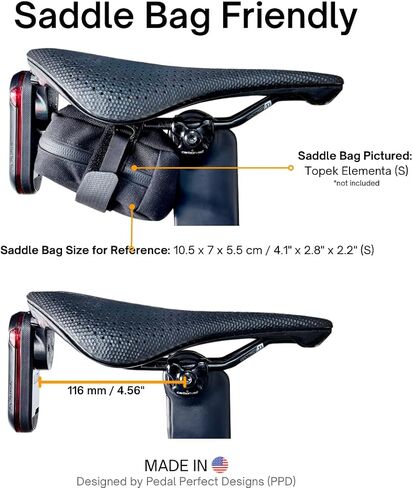 جبل سرج الدراجات المخصصة لمتغير Garmin ، يناسب Scarians ، Pinarello ، و Sella Italia Saddles ، ألياف الكربون ، 3 خيارات الحجم ، الأسود (القياسي) ، المصنوع في الولايات المتحدة الأمريكية. in Saudi Arabia