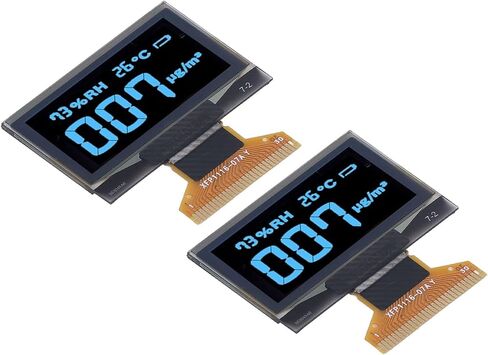 2 Pack OLED Display 128x64 1.3 Inch Flexible Screen Low Power Self Luminous Compact Module for DIY Electronics (MRA103‑1(Blue)) in Saudi Arabia