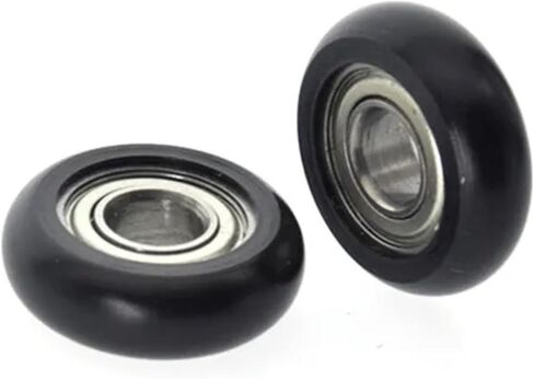 20pcs Plastic Coated Bearing 6 * 19 * 6mm 686ZZ Deep Groove Bearing Pulleys(White) in Saudi Arabia
