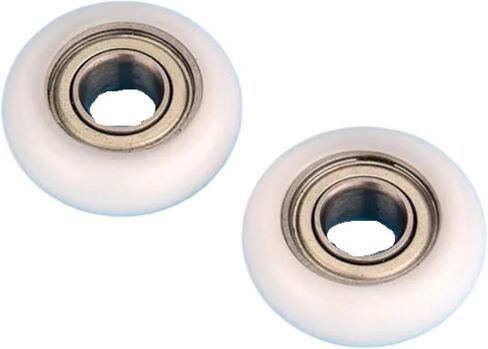 20pcs Plastic Coated Bearing 6 * 19 * 6mm 686ZZ Deep Groove Bearing Pulleys(White) in Saudi Arabia