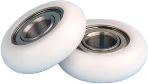20pcs Plastic Coated Bearing 6 * 19 * 6mm 686ZZ Deep Groove Bearing Pulleys(White) in Saudi Arabia