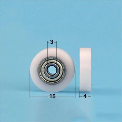 20pcs 3 * 15 * 4mm 623zz Drigher Showcase Guide Wheel Groove Bumplys in Saudi Arabia