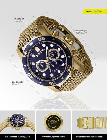 Wevicta Pro Diver Stains Stains Stains Men Watch - 48mm in Saudi Arabia