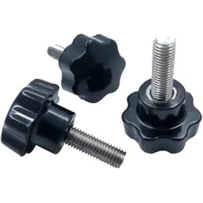 M8 SPERED Star Bakelite مقبض مسامير البرقوق زهر البلاستيك يدوية تويست المسمار Torx رأس الترباس 304 البقع (m8x45mmxd38mm) in Kuwait