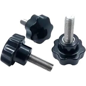 M14 Seven-Pointed Star bakelite Handle Screws Plum Blossom Plastic Hand Twist Screw torx Head knob Bolt 304 Stainless(M14x70mmxD60mm) in Saudi Arabia