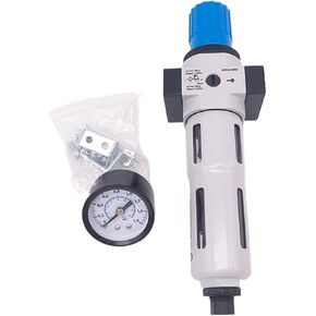Pneumatic air Filter Pressure Regulator 1/4 3/8 1/2 3/4 inch with Gauge auto Drain Filter(45661) in Saudi Arabia