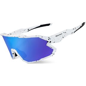 نظارات ركوب الدراجات ، نظارة شمسية رياضية مستقطبة للرجال/النساء/الشباب مع 3 عدسة قابلة للتبديل in Kuwait