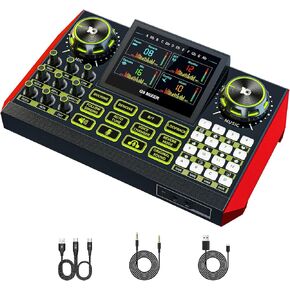 خلاط الصوت ، مناسب للبث المباشر والغناء والألعاب على أجهزة الكمبيوتر/الهواتف ؛ خلاط البودكاست مع بطاقة الصوت في الوقت الفعلي ، وظيفة تقليل الضوضاء ، ووظيفة كتم الصوت بنقرة واحدة in Kuwait