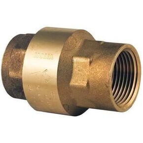 Bonomi 100003-1, Brass Spring-Loaded Check Valve, Two Piece, Inline, Full Port, NPT Female in Saudi Arabia