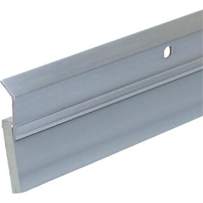 Heavy Duty Weight Aluminum with Long Vinyl Door Sweep (3 FT, White) in Saudi Arabia