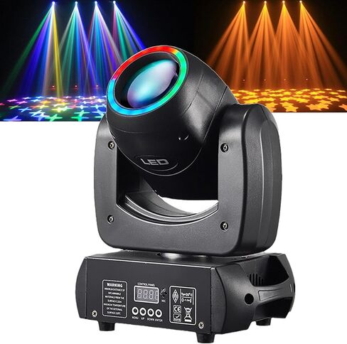 120W LED Moving Head ， أضواء مرحلة DJ مع DMX والتحكم المنشط الصوتي لحفل الزفاف ديسكو حفلات الكنيسة الحية in Kuwait