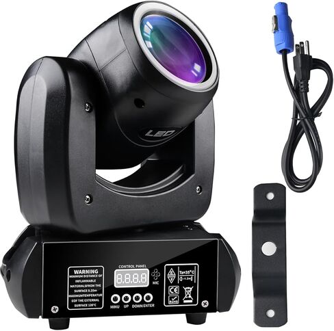 120W LED Moving Head ， أضواء مرحلة DJ مع DMX والتحكم المنشط الصوتي لحفل الزفاف ديسكو حفلات الكنيسة الحية in Kuwait