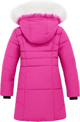 Wantdo Girl's Quilted Puffer Jacket Warm Winter Coat Water Resistant Winter Jacket Hooded Parka in Saudi Arabia