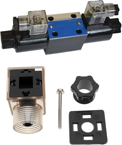 Emagtech 5pcs 24VDC DIN 43650 A Type PG11 Solenoid Colet Socket مع LED 2 Pole Earthu2 in Saudi Arabia