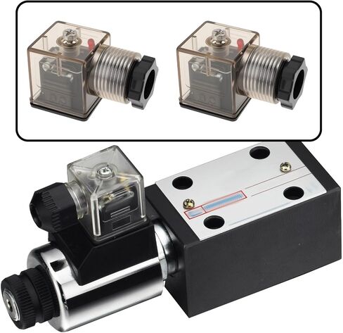 Emagtech 5pcs 24VDC DIN 43650 A Type PG11 Solenoid Colet Socket مع LED 2 Pole Earthu2 in Saudi Arabia
