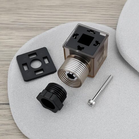 Emagtech 5pcs 24VDC DIN 43650 A Type PG11 Solenoid Colet Socket مع LED 2 Pole Earthu2 in Saudi Arabia